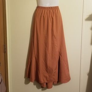 Orange/Brown Long Skirt